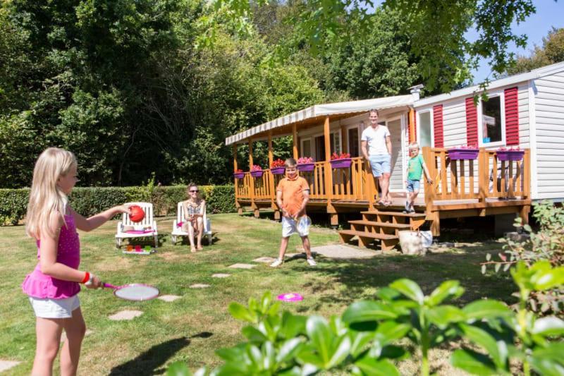 ホテル Camping Officiel Siblu Domaine De Litteau エクステリア 写真